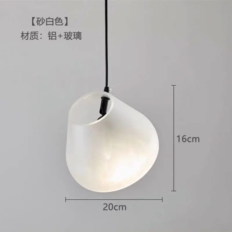 lustre en verre design pour cuisine bar et restaurant - vue 11 sur 13