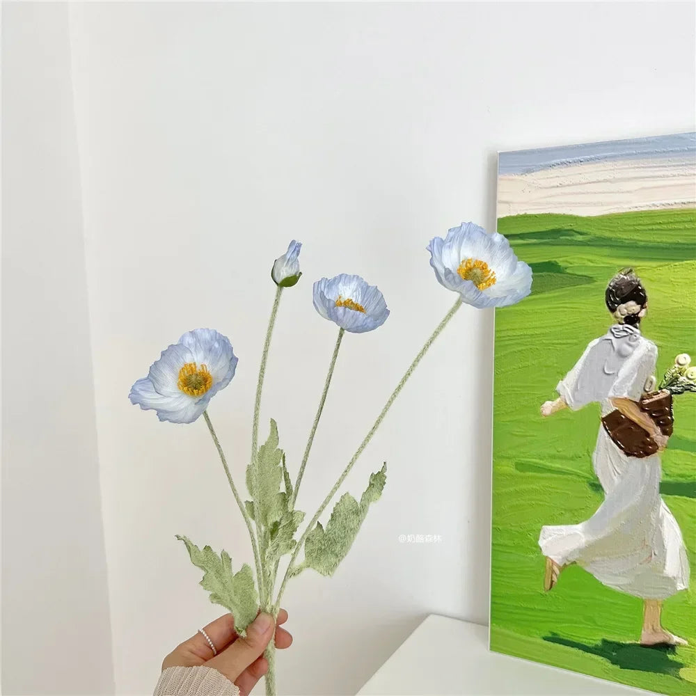 fleurs artificielles coquelicots pour mariage et décoration intérieure - vue 10 sur 25