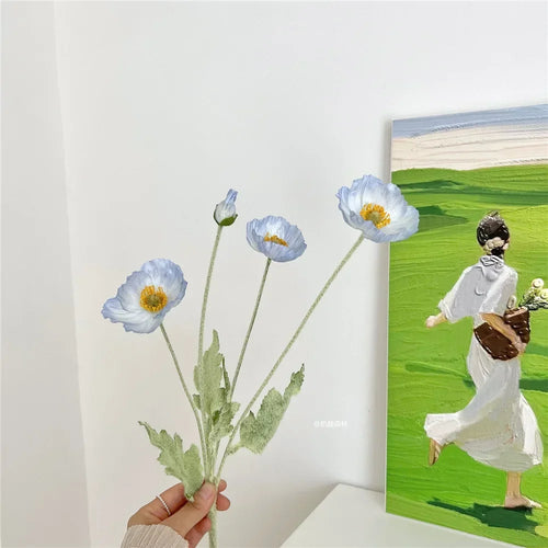 fleurs artificielles coquelicots pour mariage et décoration intérieure - vue 11 sur 25
