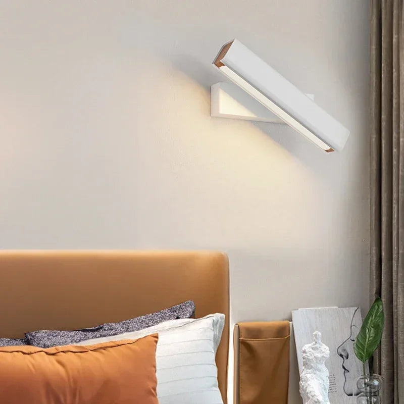 applique murale led moderne rotative pour décoration intérieure - vue 4 sur 12