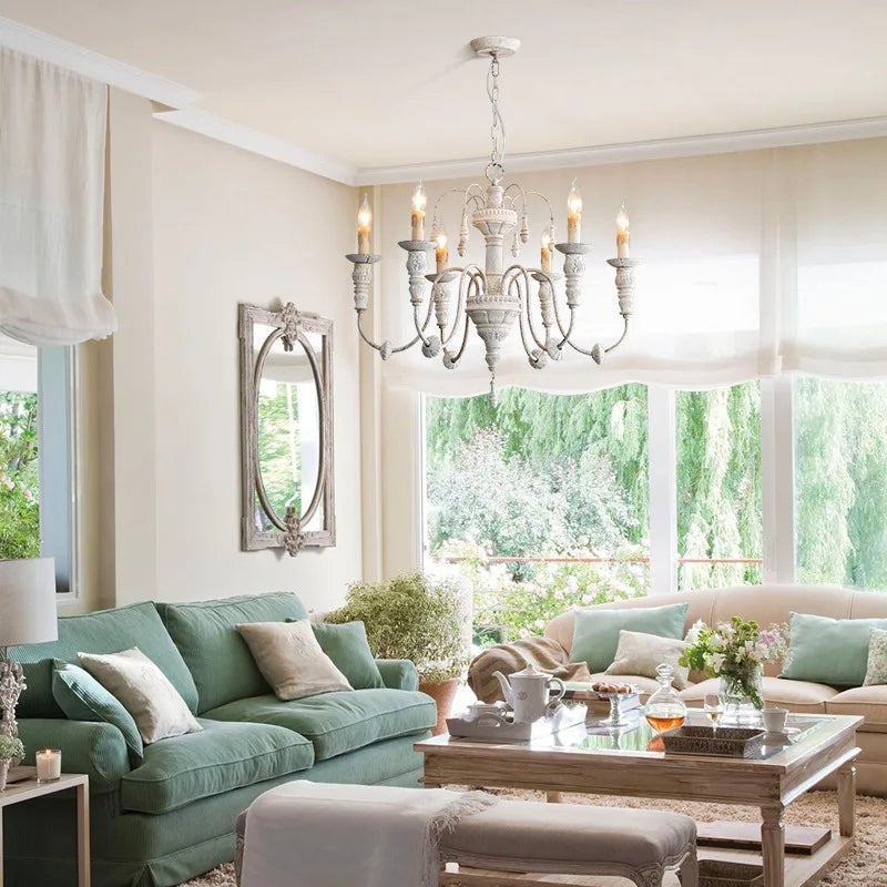 lustre en bois massif pour décoration intérieure et éclairage - vue 6 sur 10