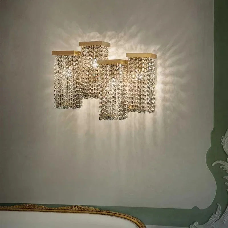 lustre moderne en cristal pour décoration élégante et raffinée - vue 4 sur 11