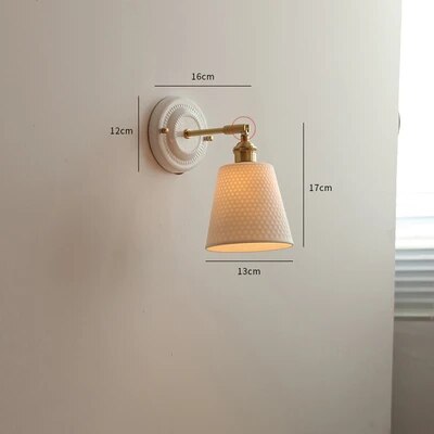 applique murale led iwhd nordique japonaise - vue 9 sur 23