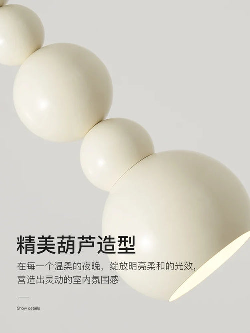 suspension design bauhaus en forme de gourde pour éclairage intérieur - vue 5 sur 8
