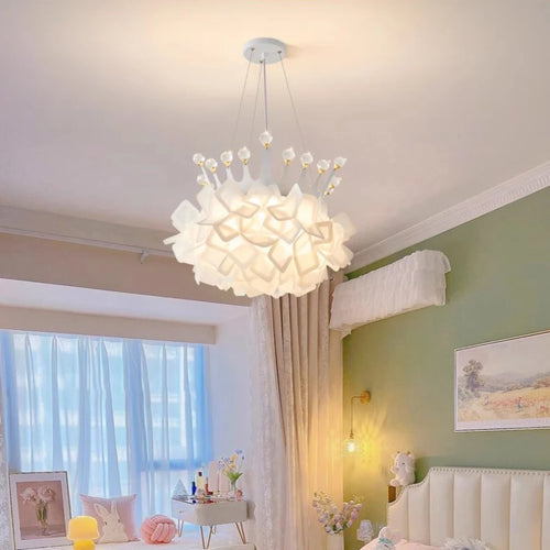 lustre romantique en cristal pour une décoration moderne - vue 4 sur 17