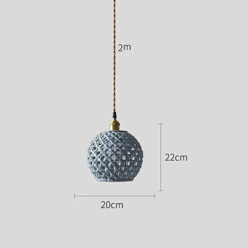 suspension led moderne céramique iwhd bar restaurant - vue 15 sur 20
