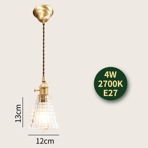 suspension en verre diamant led nordique moderne - vue 10 sur 30