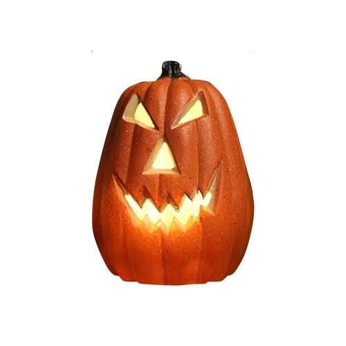 Halloween LED Pumpkin Lantern, LED Light Lamp Lantern Home Props Bar, Halloween Decor LED Lantern Scene Layout Home Decoration - vue 4 sur 6