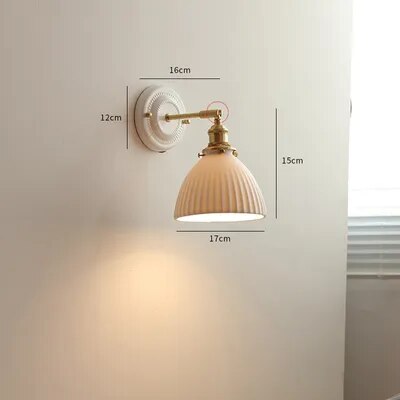 applique murale led iwhd nordique japonaise - vue 11 sur 23