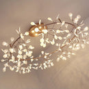 lustre led moderne avec branches rondes pour suspension