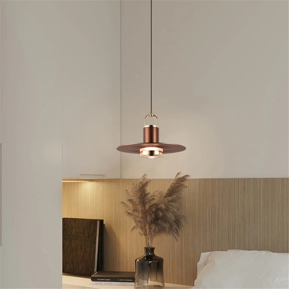 suspension moderne en métal pour éclairage intérieur élégant - vue 9 sur 9