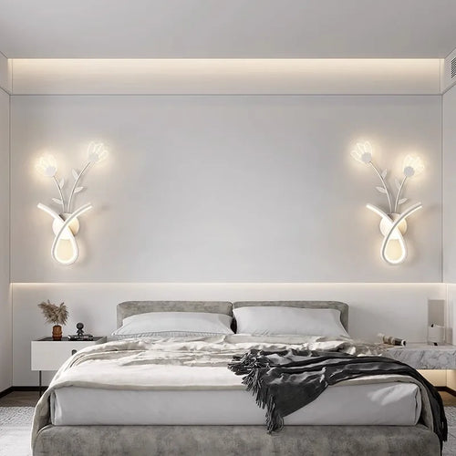 applique murale led style nordique lumière créative design moderne - vue 7 sur 12