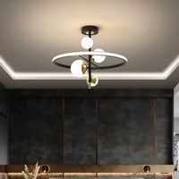 plafonnier led à anneau pour décoration intérieure moderne