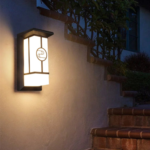 applique murale led design européen pour jardin extérieur éclairage moderne - vue 6 sur 12