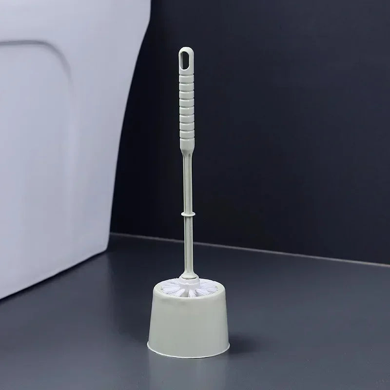 brosse de toilette luxe nettoyage souple long manche sans angle mort - vue 8 sur 8