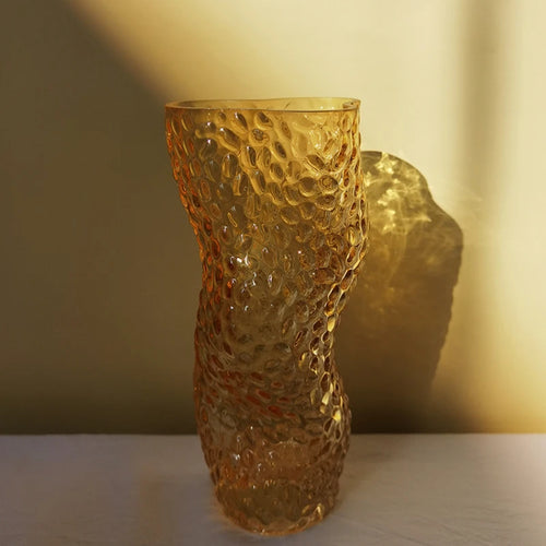 vase en verre nordique transparent pour décorations florales élégantes - vue 7 sur 11