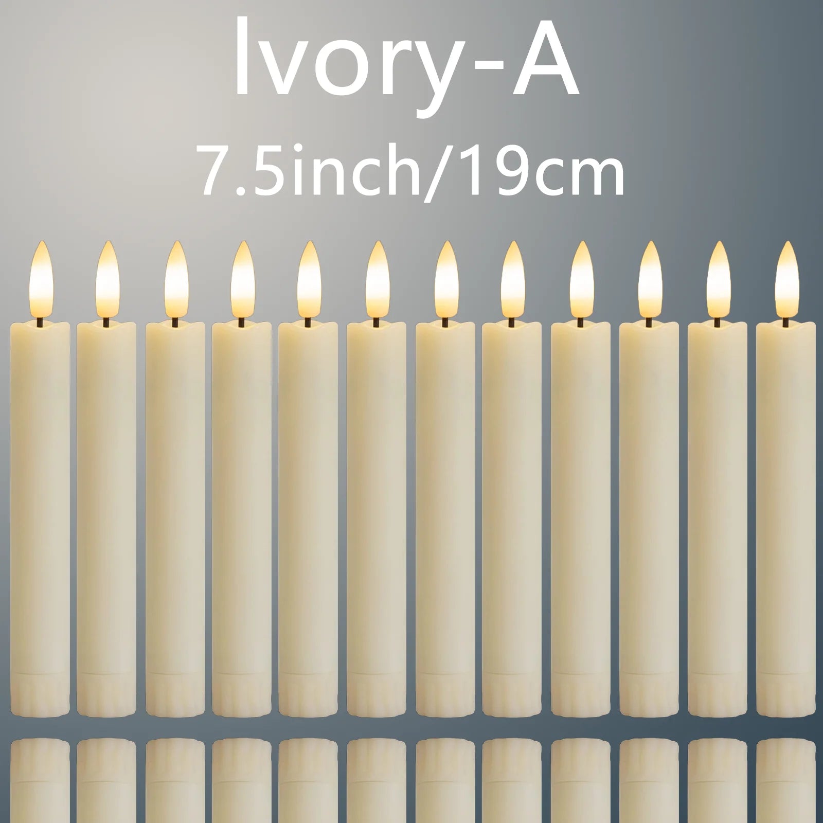 bougies LED décoratives scintillantes pour mariage et Halloween - vue 11 sur 14