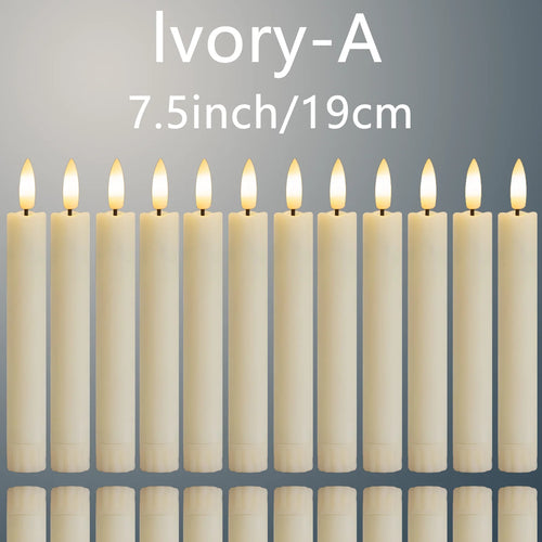 bougies LED décoratives scintillantes pour mariage et Halloween - vue 12 sur 14