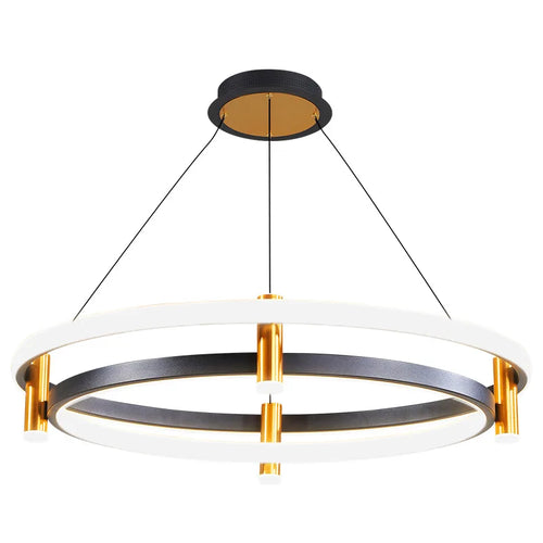 lustre led nordique anneau décoratif pour maison - vue 7 sur 7