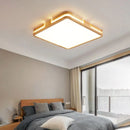 plafonnier led en bois design moderne intelligent et élégant