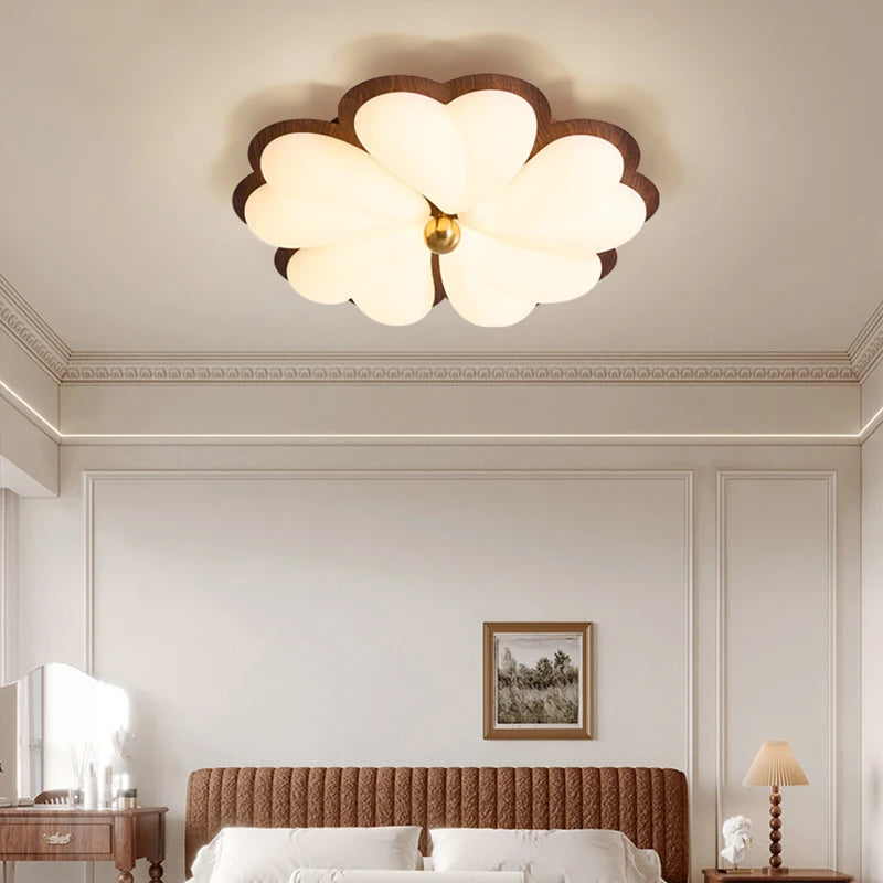 lampe à fleurs pour chambre d'enfant style princesse et étude - vue 3 sur 8