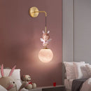 applique murale ange moderne pour chambre d'enfant décorative