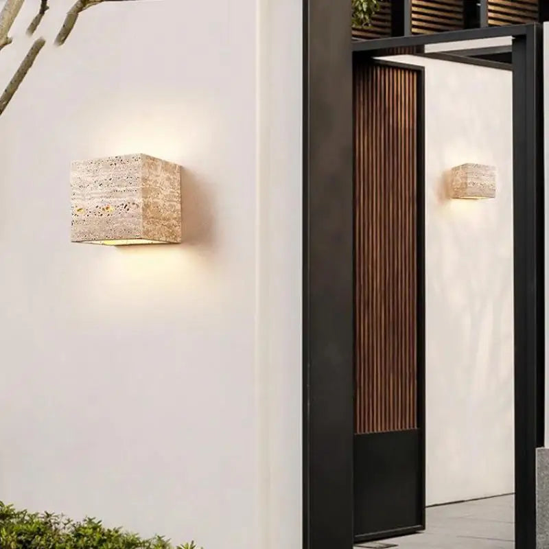 applique murale led en marbre art déco pour intérieur et éclairage décoratif - vue 3 sur 7