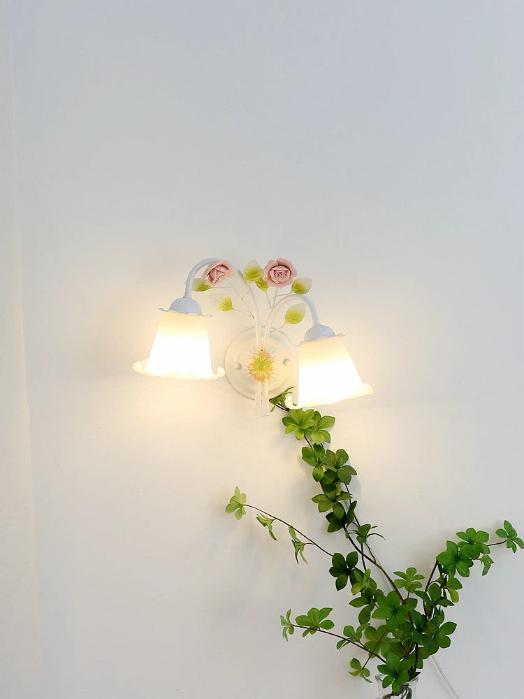 applique murale moderne fleurs pour décoration lumineuse chaleureuse - vue 2 sur 8