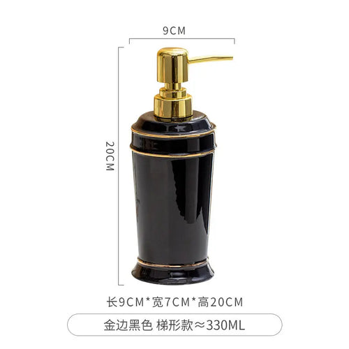 distributeur de savon céramique pour gel douche et désinfectant - vue 15 sur 30