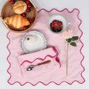 Serviette de table lot 4 coton lin style washa