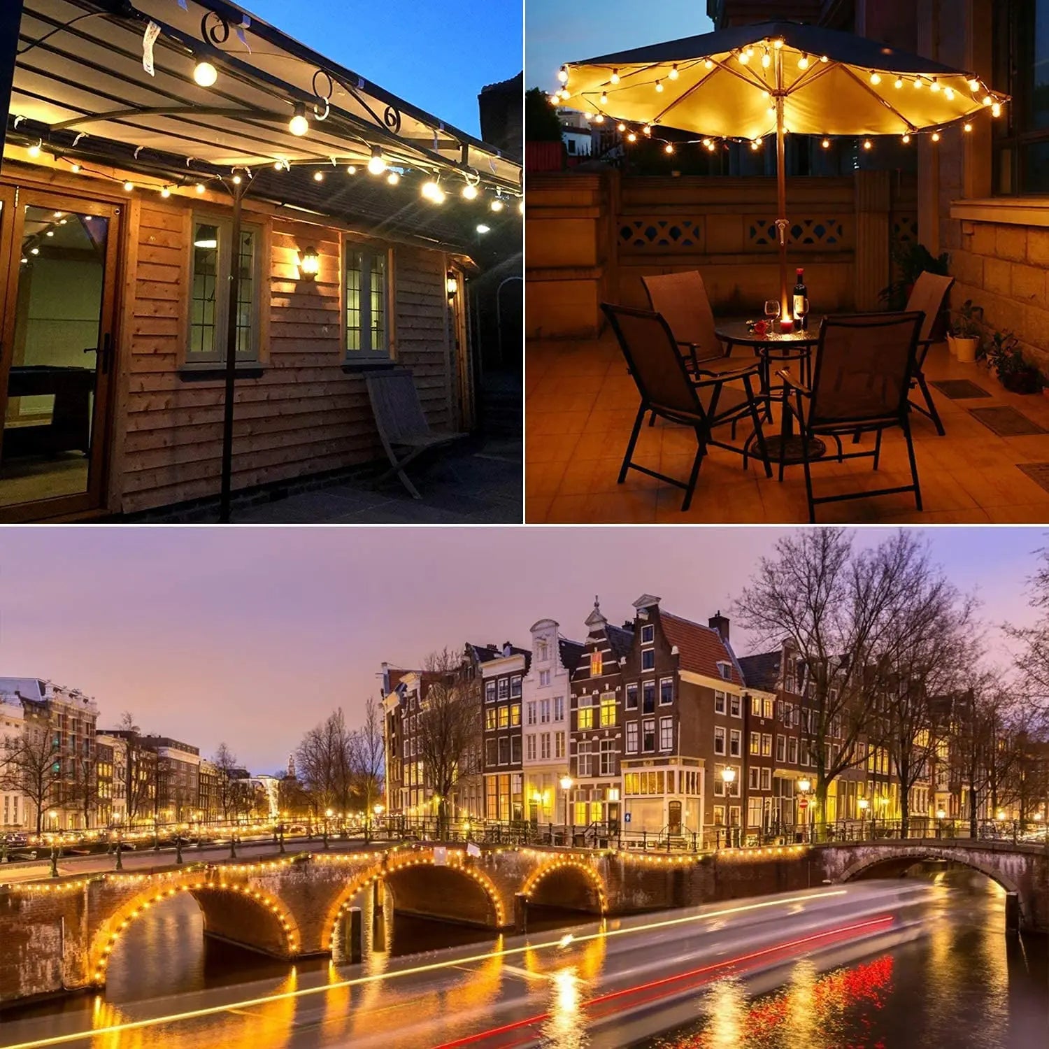 guirlande lumineuse connectable pour noël et décorations extérieures - vue 10 sur 10