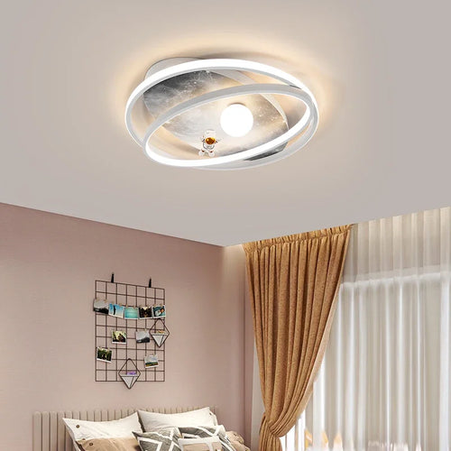 plafonnier astronaute moderne pour chambre d'enfants - vue 4 sur 7