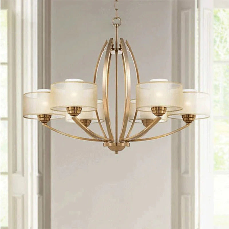 plafonnier led lustre de luxe éclairage moderne décoration nordique - vue 1 sur 6