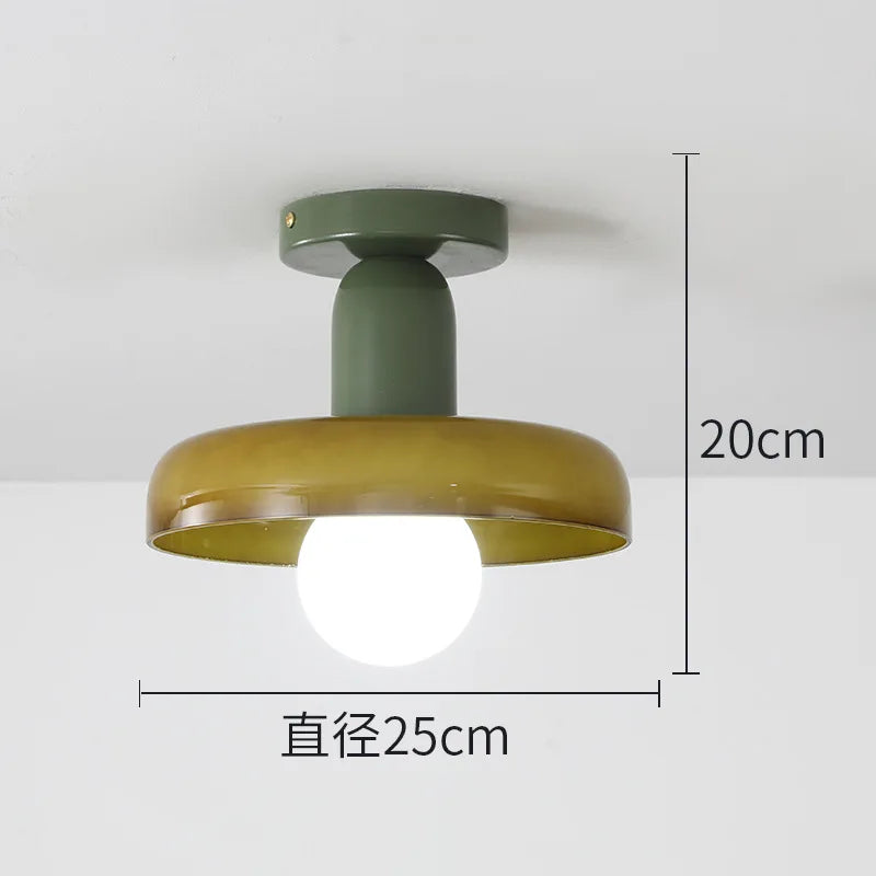 lampe suspendue en verre nordique pour décoration intérieure - vue 14 sur 30