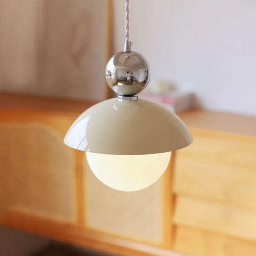lustre boule de verre lumineux pour intérieur élégant - vue 2 sur 8