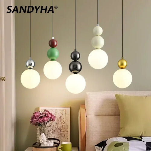 suspension nordique design multi tête pour éclairage intérieur - vue 2 sur 30