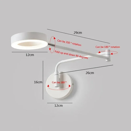 lampe oscillante télescopique bois décor intérieur lustre - vue 6 sur 10