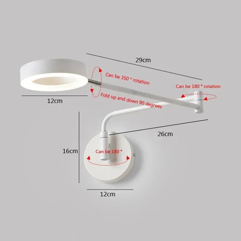 lampe oscillante télescopique bois décor intérieur lustre - vue 5 sur 10