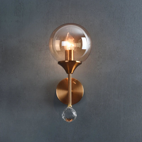 applique murale en cristal design moderne pour éclairage intérieur - vue 5 sur 12
