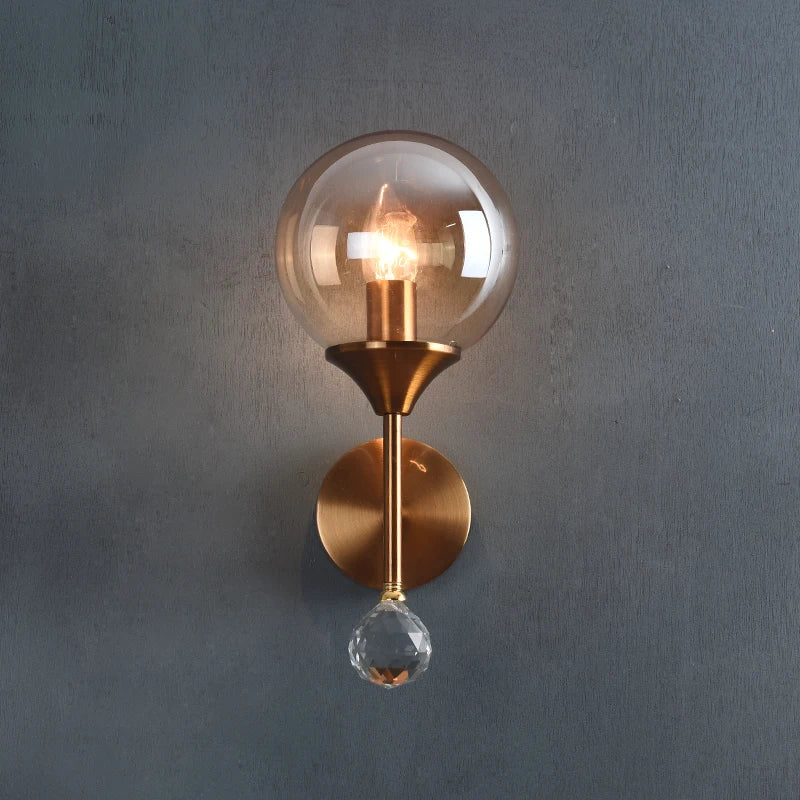 applique murale en cristal design moderne pour éclairage intérieur - vue 4 sur 12