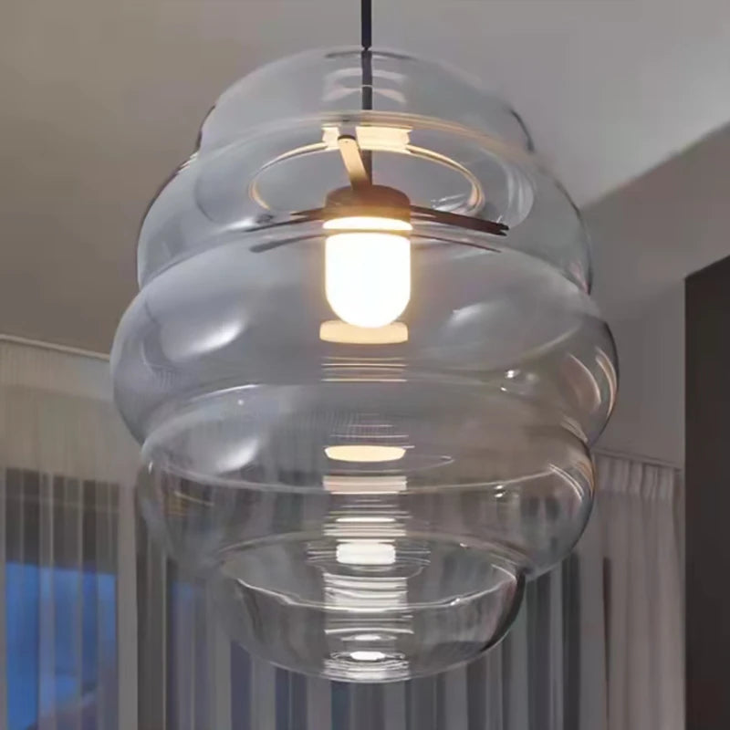 suspension en verre pour restaurant cuisine et bar - vue 5 sur 12