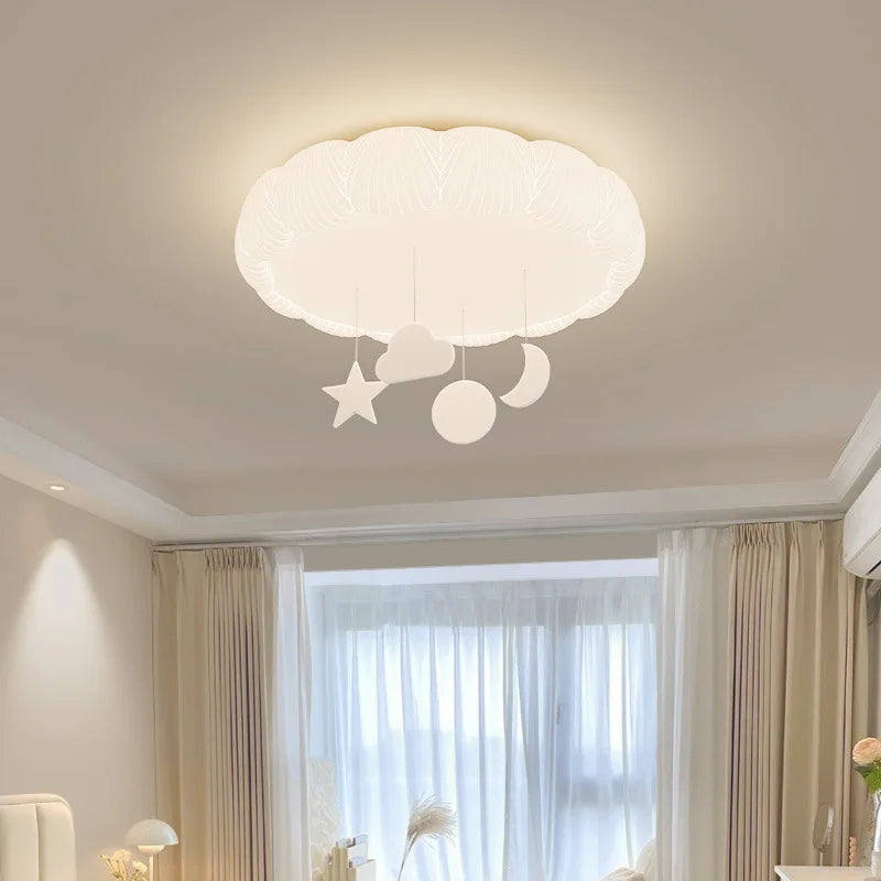 plafonnier led coquille romantique pour garçon ou fille - vue 3 sur 8
