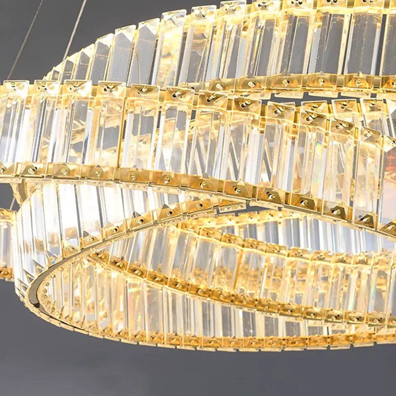 Lustre en cristal de décoration de maison moderne - vue 6 sur 9