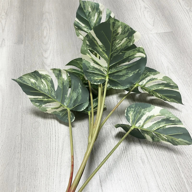 plantes artificielles grandes monstera pour décoration intérieure et extérieure - vue 3 sur 6