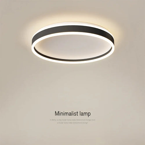 plafonnier led nordique à intensité variable pour intérieur - vue 2 sur 12