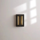applique murale led rectangulaire en cuivre pour hôtel