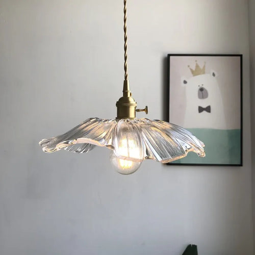 lustre nordique moderne en laiton et verre design élégant pour restaurant - vue 3 sur 9
