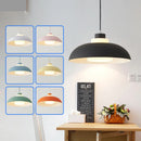 suspension led ufo macaron créatif nordique simple