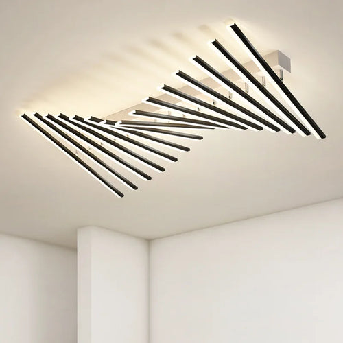 lustre moderne à leds pour décoration intérieure créative - vue 3 sur 12