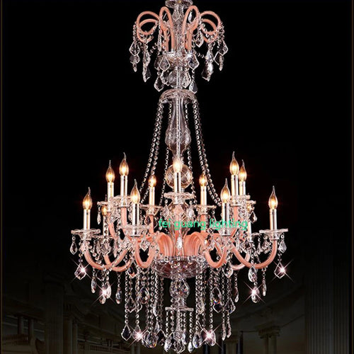 lustre moderne en cristal pour décoration intérieure élégante - vue 3 sur 12